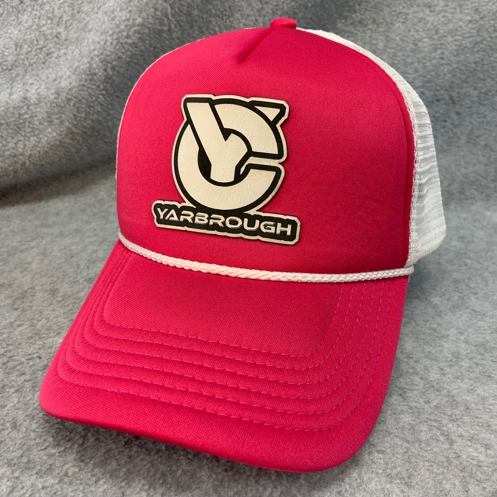 Yarbrough Logo Unisex Pink Outdoor Cap Trucker Hat Rope Snapback OSFM